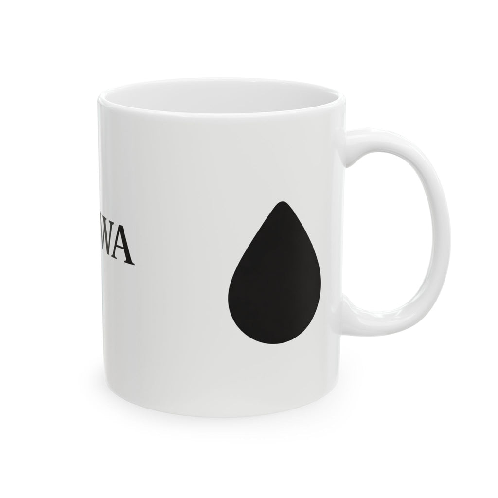 LNWA "Left Nut With Attitude" Ceramic Mug — Funny Novelty Coffee Cup (11oz, 15oz)